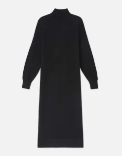Online Lafayette 148 New York Cashmere Blouson Sleeve Dress Black