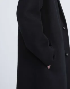 Lafayette 148 New York Cashmere Cardigan Coat Black