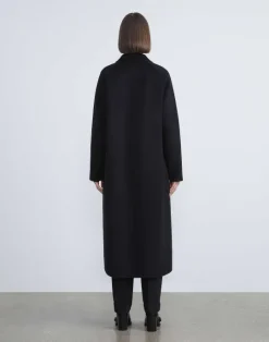 Lafayette 148 New York Cashmere Cardigan Coat Black