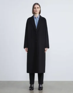 Lafayette 148 New York Cashmere Cardigan Coat Black