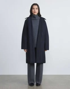 Lafayette 148 New York Cashmere Double Knit Pant Graphite Melange