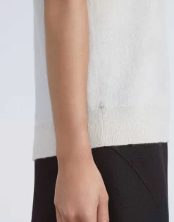 Sale Lafayette 148 New York Cashmere Mockneck Sweater Cloud