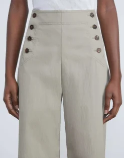 Best Lafayette 148 New York Cotton Twill Seabring Pant Navy