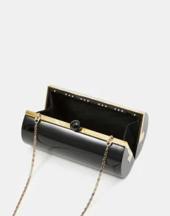 Discount Lafayette 148 New York Cylinder Clutch Black