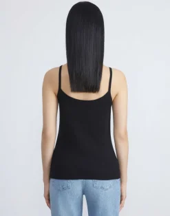 Discount Lafayette 148 New York Fine Gauge Cashmere Camisole Blue Iris