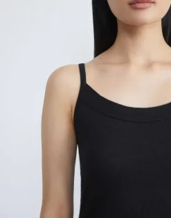 Discount Lafayette 148 New York Fine Gauge Cashmere Camisole Blue Iris