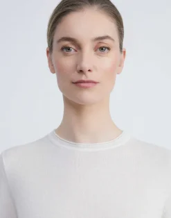 Hot Lafayette 148 New York Fine Gauge Cashmere Sweater Black