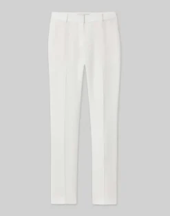 Discount Lafayette 148 New York Finesse Crepe Clinton Ankle Pant Cloud