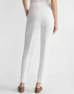 Discount Lafayette 148 New York Finesse Crepe Clinton Ankle Pant Cloud
