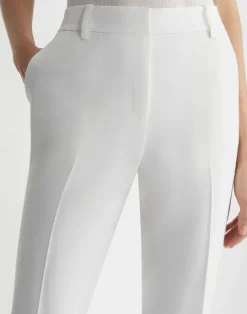 Discount Lafayette 148 New York Finesse Crepe Clinton Ankle Pant Cloud