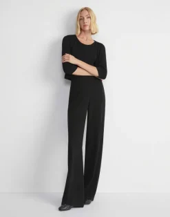 Online Lafayette 148 New York Finesse Crepe Dalton Pant Scarlet