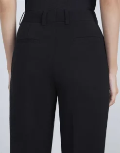 Sale Lafayette 148 New York Finesse Crepe Gates Pant Antique Ruby