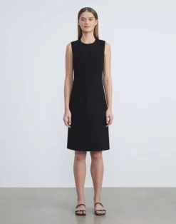Hot Lafayette 148 New York Finesse Crepe Sheath Dress Black