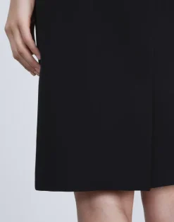 Hot Lafayette 148 New York Finesse Crepe Sheath Dress Black