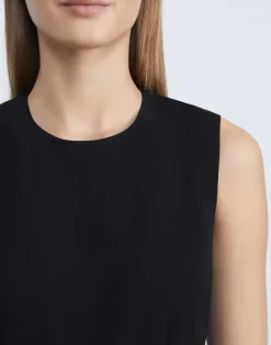 Hot Lafayette 148 New York Finesse Crepe Sheath Dress Black