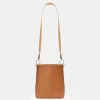 Lafayette 148 New York Grained Calfskin Leather 8 Knot Hobo—Small Cadet Khaki