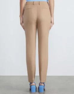 Discount Lafayette 148 New York Hair Clinton Ankle Pant Camel