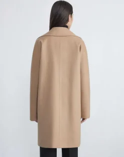 Outlet Lafayette 148 New York Hair Coat Camel
