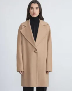 Outlet Lafayette 148 New York Hair Coat Camel