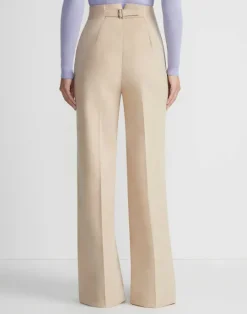 Hot Lafayette 148 New York Hair Thames Wide Leg Pant Camel