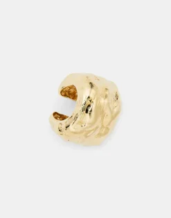 New Lafayette 148 New York Irregular Ear Cuff Pale Gold