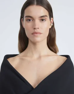 New Lafayette 148 New York Irregular Ear Cuff Pale Gold