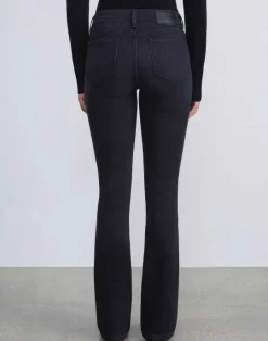 Best Lafayette 148 New York L148 Denim Mercer Kick-Flare Jean Washed Onyx
