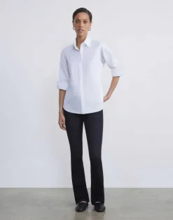 Best Lafayette 148 New York L148 Denim Mercer Kick-Flare Jean Washed Onyx