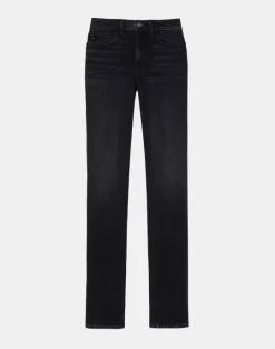 Best Lafayette 148 New York L148 Denim Mercer Kick-Flare Jean Washed Onyx