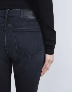 Best Lafayette 148 New York L148 Denim Mercer Kick-Flare Jean Washed Onyx