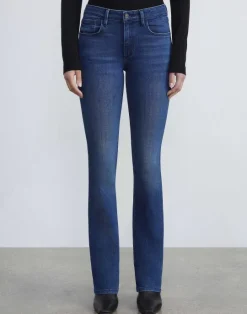 Outlet Lafayette 148 New York L148 Denim Mercer Kick-Flare Jean Empire Indigo