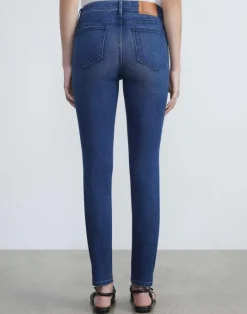 Lafayette 148 New York L148 Denim Mercer Skinny Jean Empire Indigo