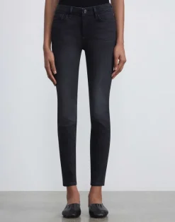 Online Lafayette 148 New York L148 Denim Mercer Skinny Jean Washed Onyx