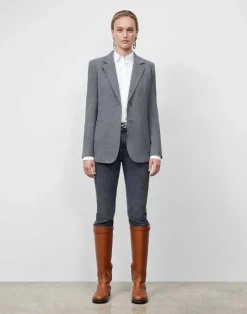 Hot Lafayette 148 New York L148 Denim Reeve Straight Jean Washed Onyx