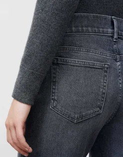 Hot Lafayette 148 New York L148 Denim Reeve Straight Jean Washed Onyx