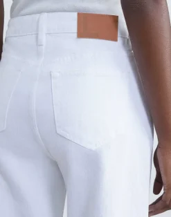 Hot Lafayette 148 New York L148 Denim Wyckoff Wide-Leg Jean White