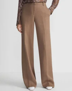 Online Lafayette 148 New York Linen Sullivan Pant Pebble