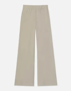 New Lafayette 148 New York Matte Jersey Lenox Pant Smoked Taupe