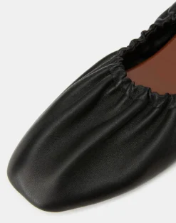 Sale Lafayette 148 New York Nappa Leather Packable Ballet Flat Black