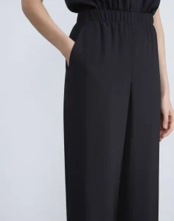 Clearance Lafayette 148 New York Organic Silk Crepe De Chine Perry Pant Cloud