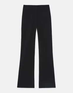 Discount Lafayette 148 New York Punto Milano Gates Flared Ankle Pant Nickel Melange