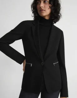Clearance Lafayette 148 New York Punto Milano Lyndon Blazer Ink