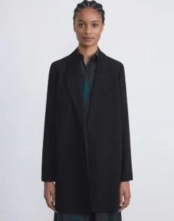 Online Lafayette 148 New York Responsible Finesse Crepe Peak Lapel Jacket Black