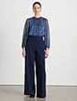Hot Lafayette 148 New York Responsible Wool Double Face Thames Pant Black