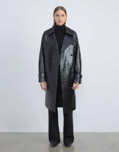 Outlet Lafayette 148 New York Responsible Wool Double Face Gates Pant Black