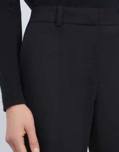 Outlet Lafayette 148 New York Responsible Wool Double Face Gates Pant Black