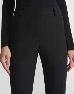 Outlet Lafayette 148 New York Responsible Wool Double Face Waldorf Flared Pant Buff
