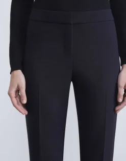 Lafayette 148 New York Responsible Wool Double Face Barrow Pant Black