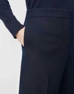 Clearance Lafayette 148 New York Responsible Wool Nouveau Crepe Dalton Pant Cloud