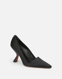New Lafayette 148 New York Satin Pump Black